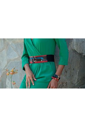 کمربند مشکی زنانه چرم خالص Desa - کد 66418257