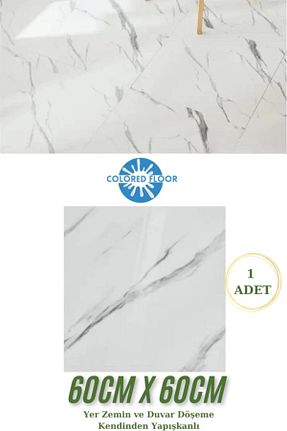 کاغذ دیواری سفید Kendinden Yapışkanlı Renkli Duvarlar - کد 871524725