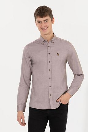 پیراهن زرشکی مردانه رگولار U.S. Polo Assn. - کد 871447261