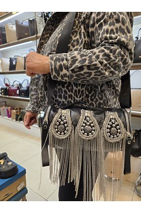 کیف دوشی مشکی زنانه چرم مصنوعی Kemo Bags - کد 871441999