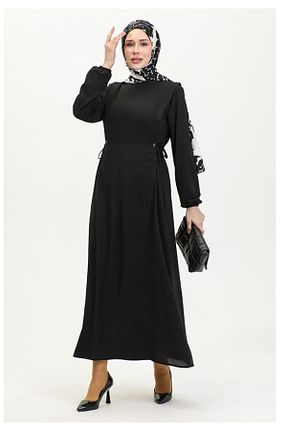 لباس حجاب مشکی زنانه رگولار Butik Tuğbam - کد 871473690