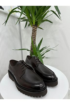 کفش کژوال قهوه ای مردانه چرم خالص Klay Shoes - کد 871221202