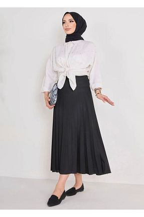 دامن حجاب مشکی زنانه بافتنی MODA EGE - کد 871520918