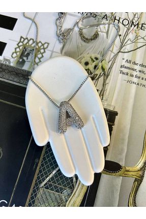 گردنبند استیل ( فولاد ) طوسی زنانه استیل (فولاد) Lune Dor Accessories - کد 871528569