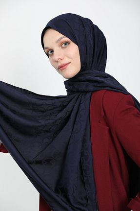 شال سرمه ای زنانه Kesik Elyaf m moon scarf - کد 871530665