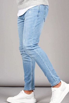 شلوار جین متالیک مردانه پاچه تنگ Vivika - کد 871544178