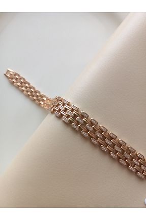 دستبند استیل (فولاد) طلائی زنانه استیل (فولاد) Tişt Accessory - کد 871545379