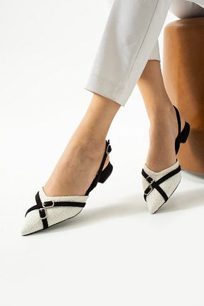 بابت سفید زنانه چرم مصنوعی Güllü Shoes - کد 871548181