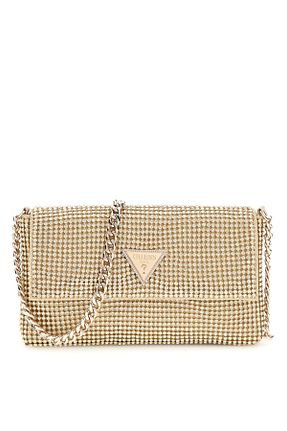 کیف دوشی طلائی زنانه Guess - کد 871576337