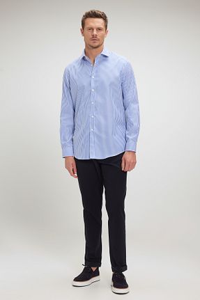 شلوار سرمه ای مردانه پنبه ای BROOKS BROTHERS - کد 871579634