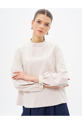 پیراهن حجاب بژ زنانه رگولار Kayra - کد 871578570