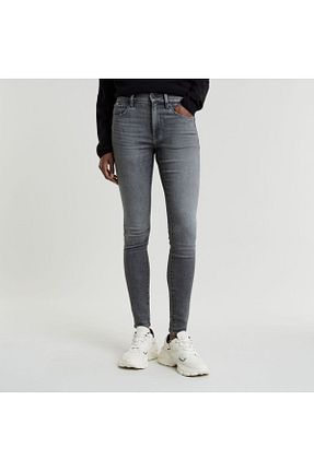 شلوار جین طوسی زنانه پاچه تنگ G-STAR RAW - کد 871330065