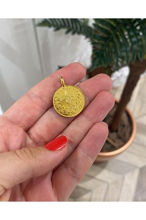 گردنبند نقره طلائی زنانه 925 عیار bestmysilver - کد 871678885