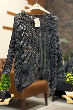 پلیور طوسی مردانه ساده sahnemoda - کد 871626960