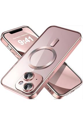 کاور و قاب صورتی iPhone 13 Fibaks - کد 457470001