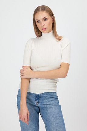 پلیور نباتی زنانه Straight VİOLETTE - کد 871369386