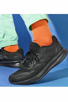 کفش اسنیکر مشکی زنانه بند دار adidas - کد 871485405