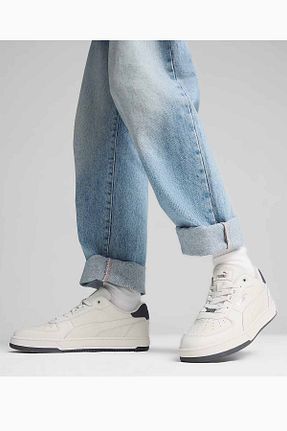 کفش اسنیکر بژ زنانه بند دار Puma - کد 871643272