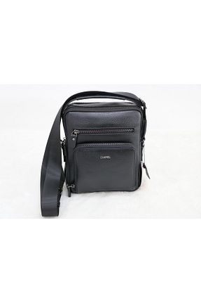 کیف پستچی مشکی مردانه چرم خالص Canpellini - کد 871643069