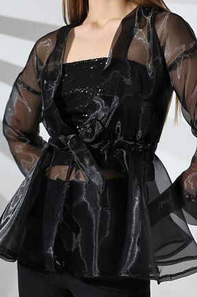 کت مشکی زنانه رگولار Mois Atelier - کد 871653368