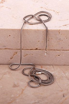 گردنبند نقره بژ زنانه 925 عیار Sümer Telkari - کد 806751006