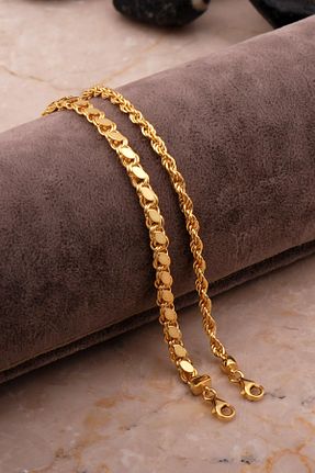 دستبند نقره طلائی زنانه 925 عیار Sümer Telkari - کد 806926757