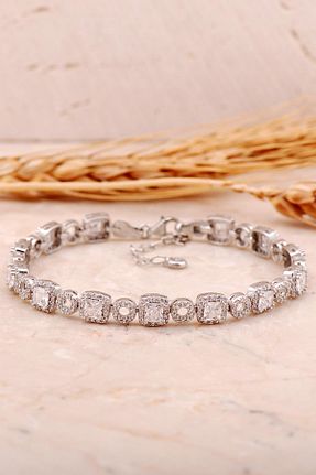 دستبند نقره زنانه 925 عیار Sümer Telkari - کد 786684436