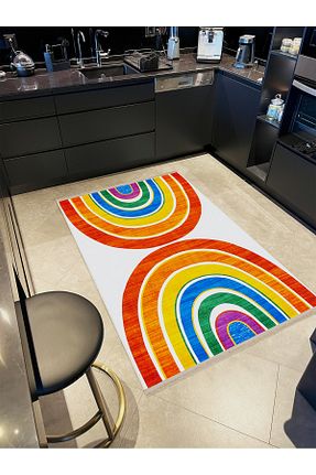 فرش رنگی قابل شستشو Rugs Modern Halı - کد 871697502