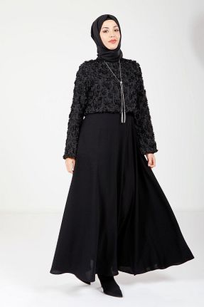 لباس حجاب مشکی زنانه رگولار Beyza - کد 871660803