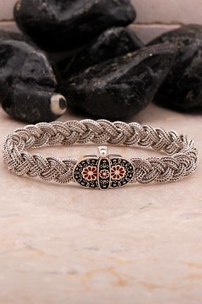 دستبند نقره بژ زنانه 925 عیار Sümer Telkari - کد 802986352