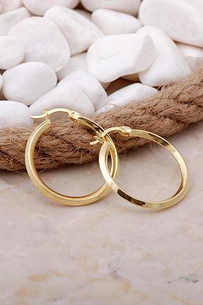 گوشواره نقره طلائی زنانه 925 عیار Sümer Telkari - کد 316974042