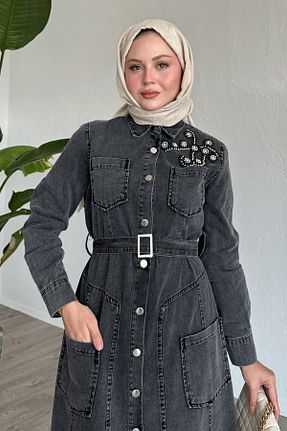 لباس حجاب مشکی زنانه رگولار InStyle - کد 871682246