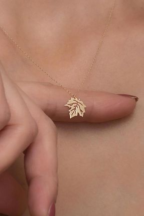 گردنبند طلا زرد زنانه 14 عیار Bayar Gold - کد 195620517