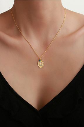 گردنبند طلا زرد زنانه 14 عیار Bayar Gold - کد 62369496