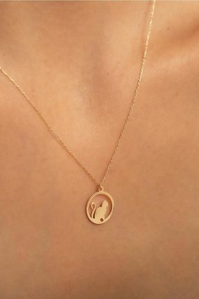 گردنبند طلا زرد زنانه 14 عیار Bayar Gold - کد 200346314