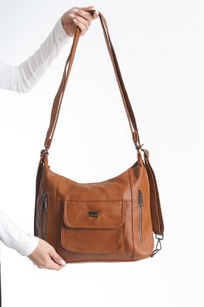 کیف دوشی قهوه ای زنانه چرم مصنوعی Solo Bag - کد 871678628