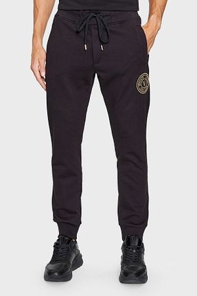 شلوار کرمگن مشکی مردانه پاچه کش دار VERSACE JEANS COUTURE - کد 871679474