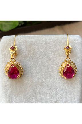 گوشواره طلا زرد زنانه 14 عیار Bayar Gold - کد 62700064