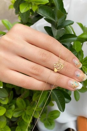 گردنبند طلا زرد زنانه 14 عیار Bayar Gold - کد 101060373