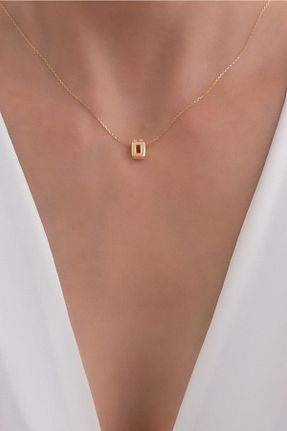 گردنبند طلا نارنجی زنانه 14 عیار Bayar Gold - کد 63990171