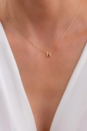 گردنبند طلا نارنجی زنانه 14 عیار Bayar Gold - کد 63990222