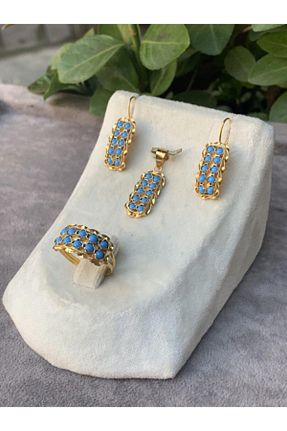 ست طلا زرد زنانه 14 عیار Bayar Gold - کد 261561116