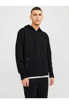 سوئیشرت مشکی مردانه ساده Jack & Jones - کد 784051125