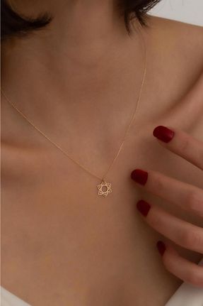 گردنبند طلا زرد زنانه 14 عیار Bayar Gold - کد 192220784