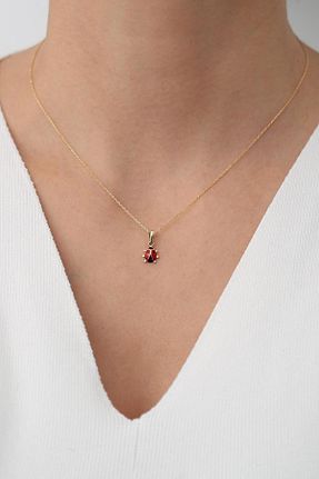 گردنبند طلا زرد زنانه 14 عیار Bayar Gold - کد 641313248