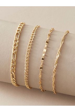 گردنبند استیل ( فولاد ) طلائی استیل (فولاد) NKIE JEWELS - کد 890424135