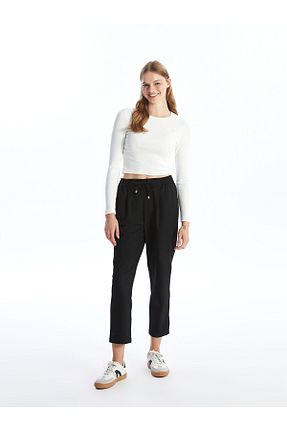 تیشرت نباتی زنانه Skinny LC Waikiki - کد 852593005