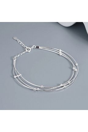 دستبند استیل (فولاد) متالیک زنانه استیل ضد زنگ CAXBERN - کد 871726839