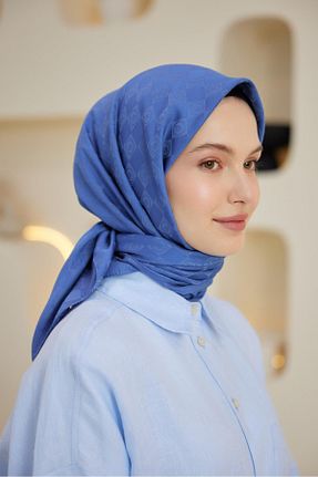 شال سرمه ای زنانه پلی استر Şalland - کد 828040810