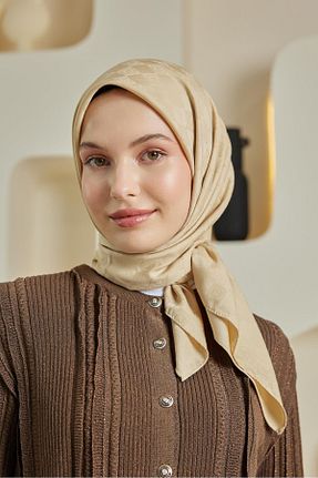 شال زرشکی زنانه پلی استر Şalland - کد 828067378